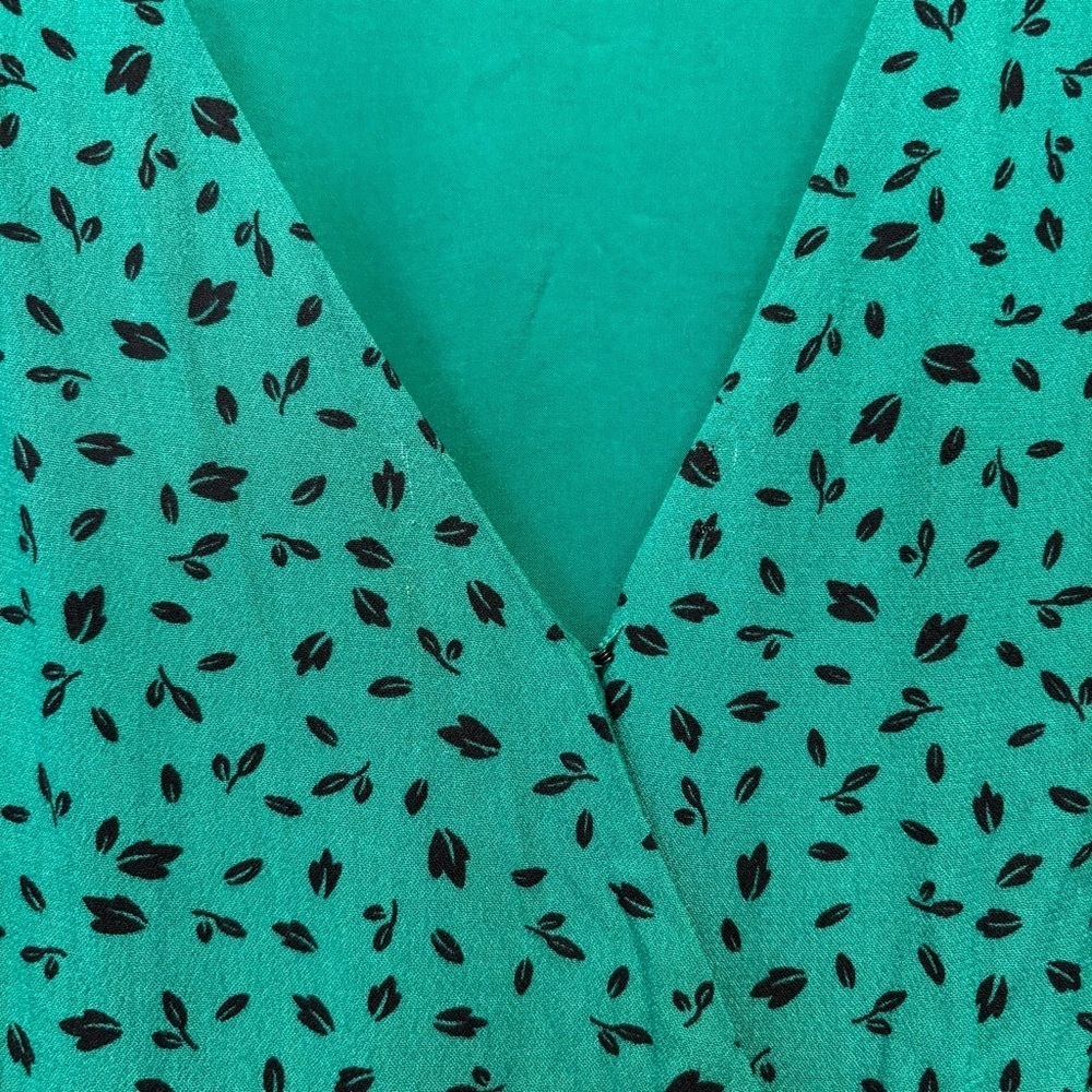 Ever New Emerald Green Long Sleeve Wrap Midi Dress - Picture 6 of 12